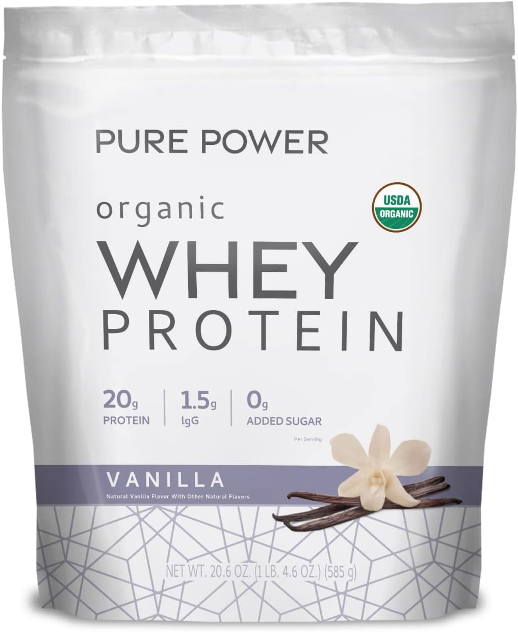 , Organic Miracle Whey Vanilla Protein Powder