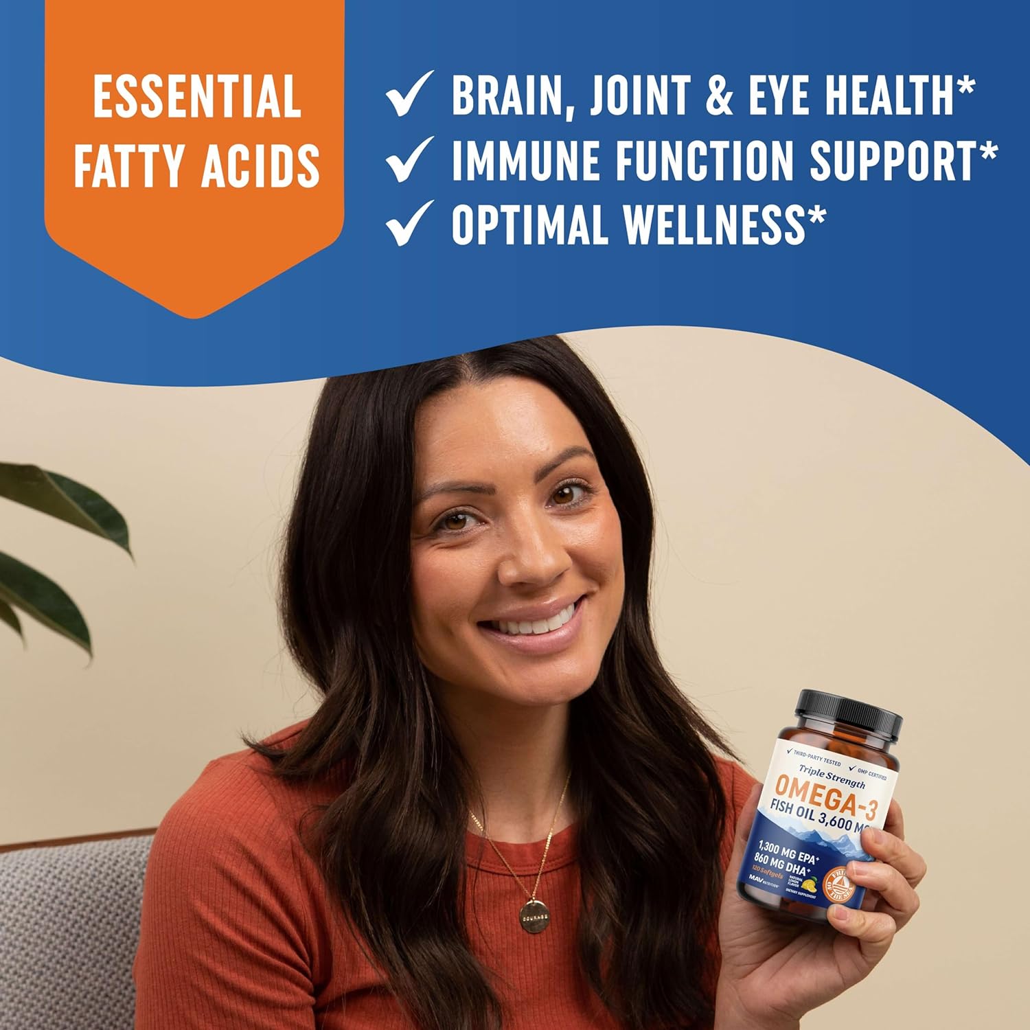 Triple Strength Omega 3 Fish Oil