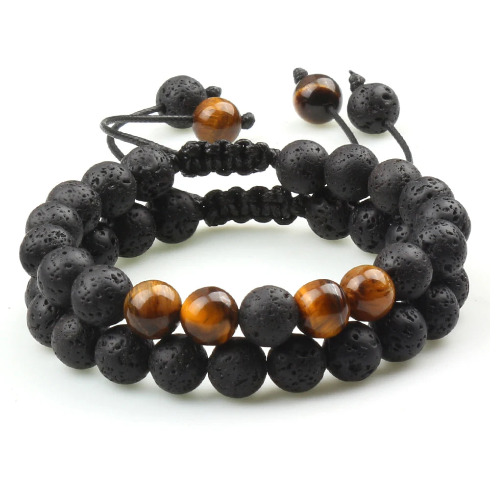 Black Volcanic Crown Bracelet Charm