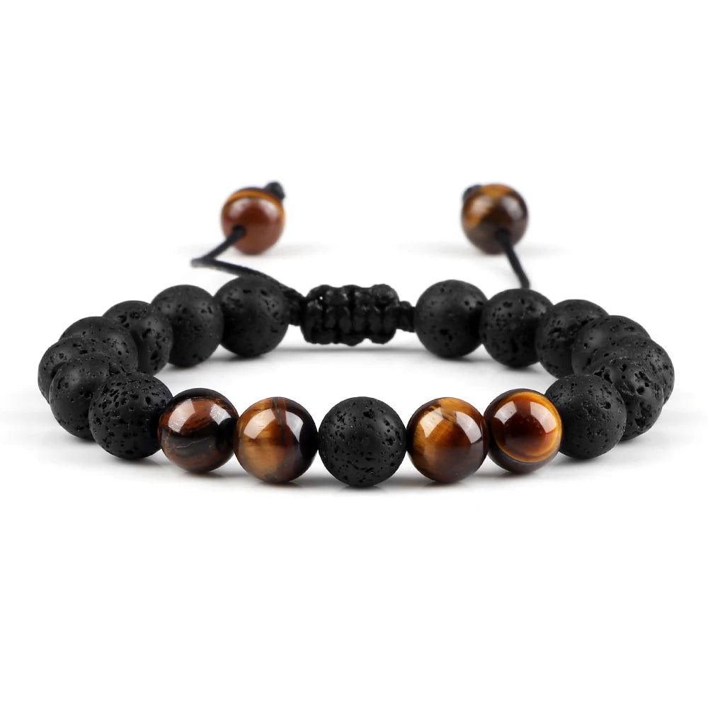 Black Volcanic Crown Bracelet Charm