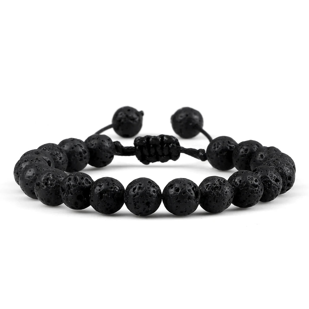 Black Volcanic Crown Bracelet Charm