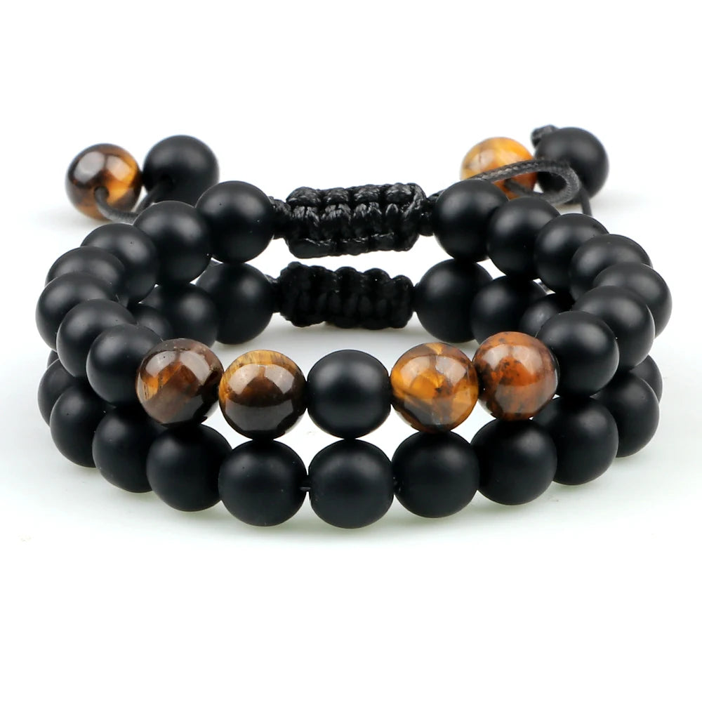 Black Volcanic Crown Bracelet Charm