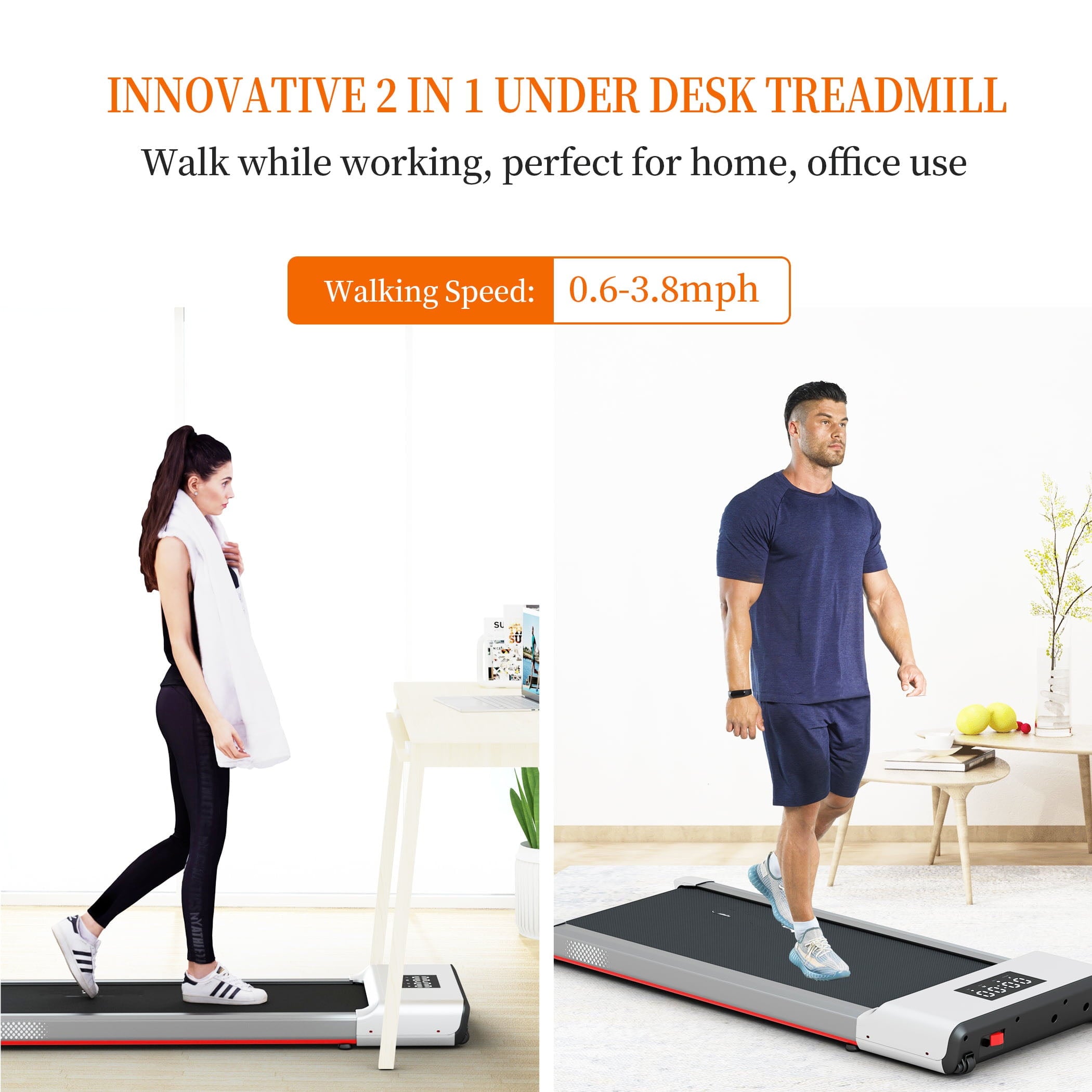 Under Desk Walking Mat Treadmill