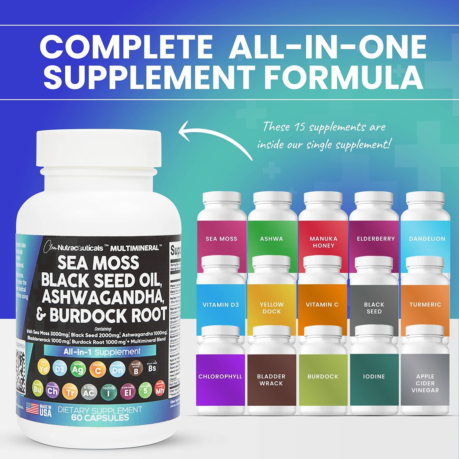 Sea Moss 3000Mg Black Seed Oil