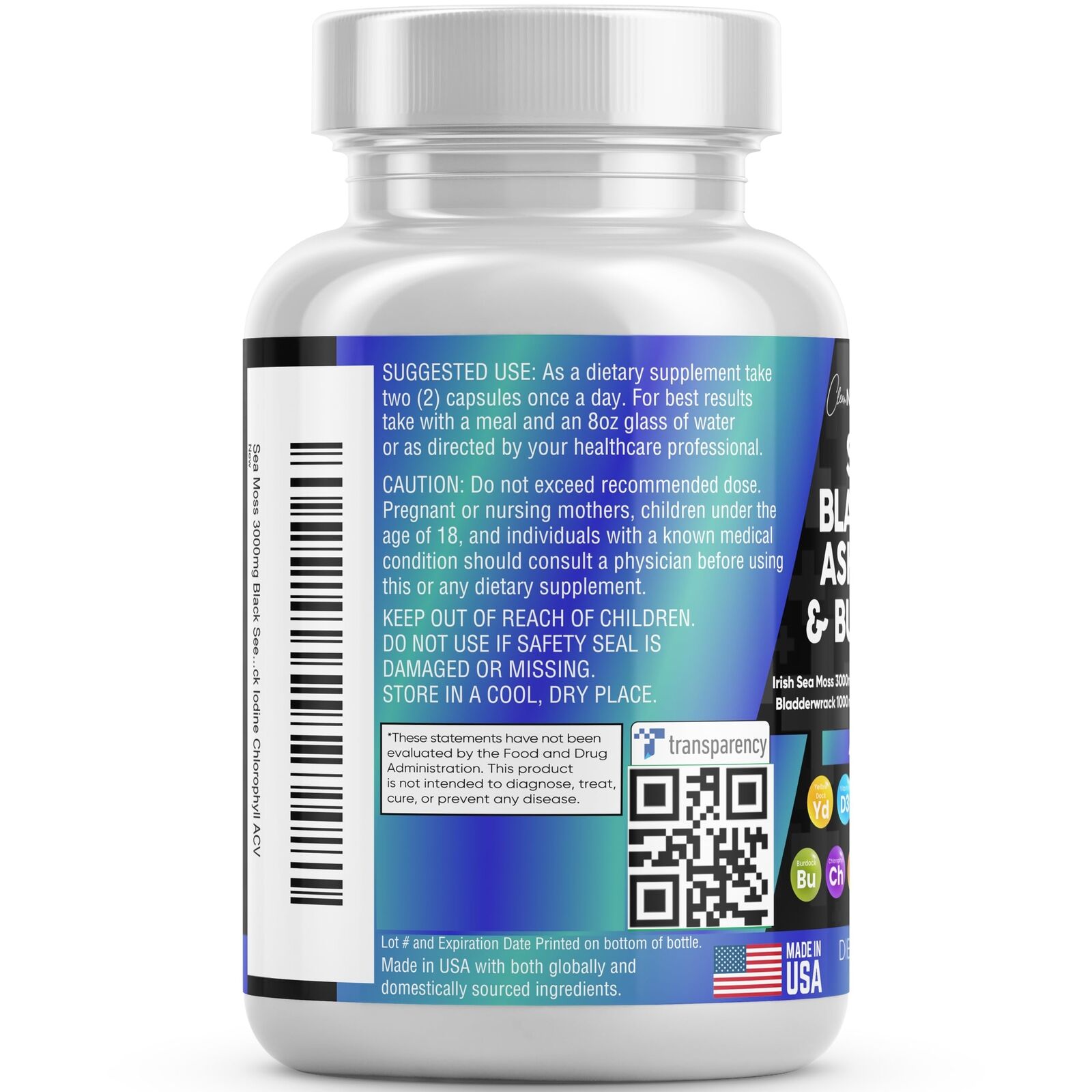 Sea Moss 3000Mg Black Seed Oil