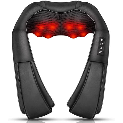 Neck and Back Massager with Soothing Heat