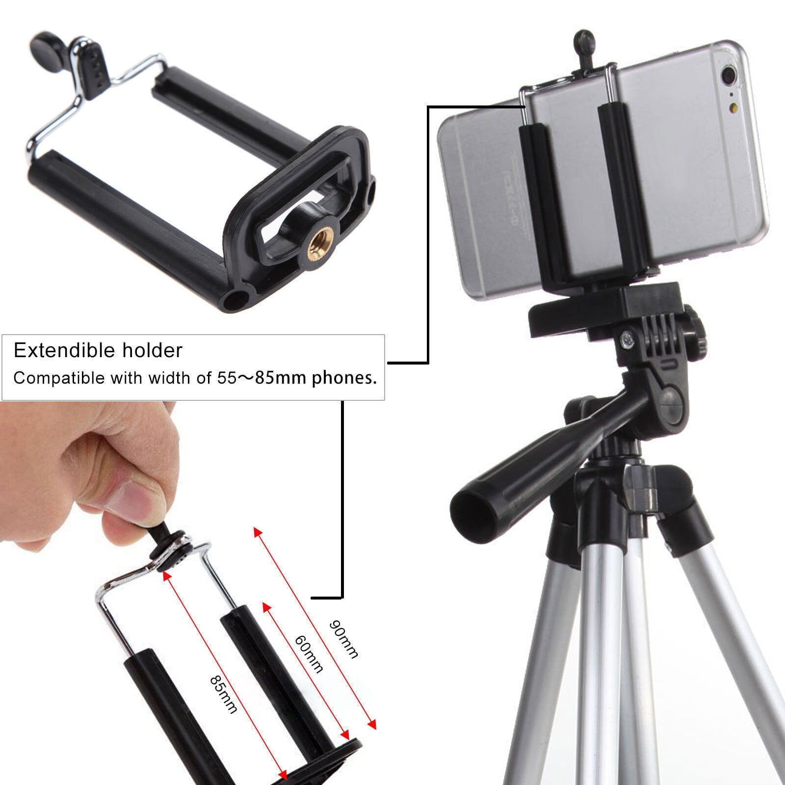 Professional Camera Tripod Stand Mount 