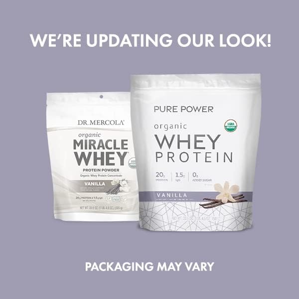 , Organic Miracle Whey Vanilla Protein Powder