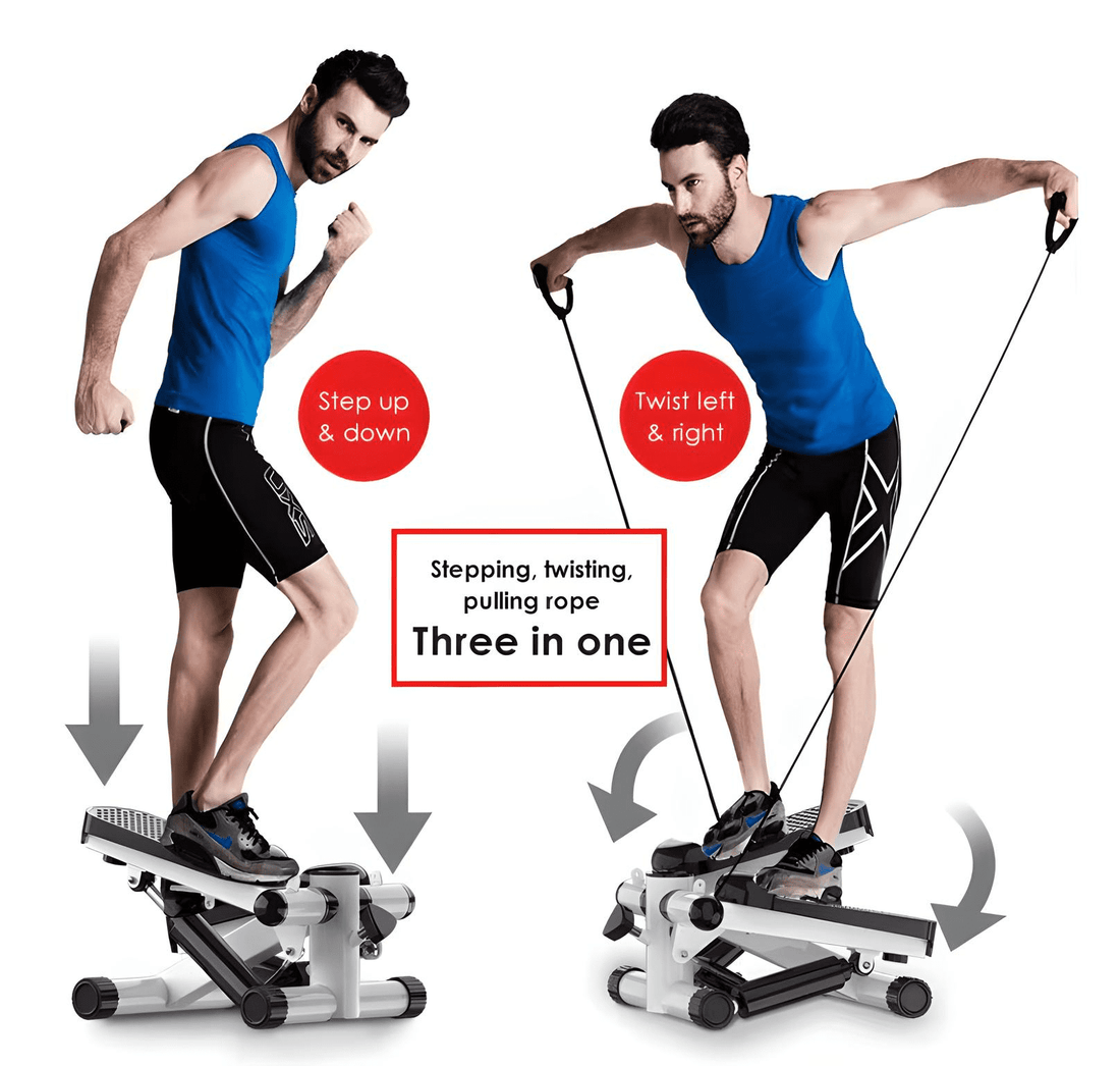  Stair Stepper with Resistance Bands