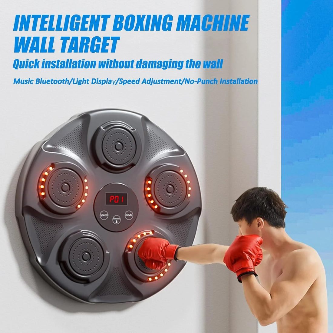 Home Fitness Intelligent Training Music Boxing Wall Target