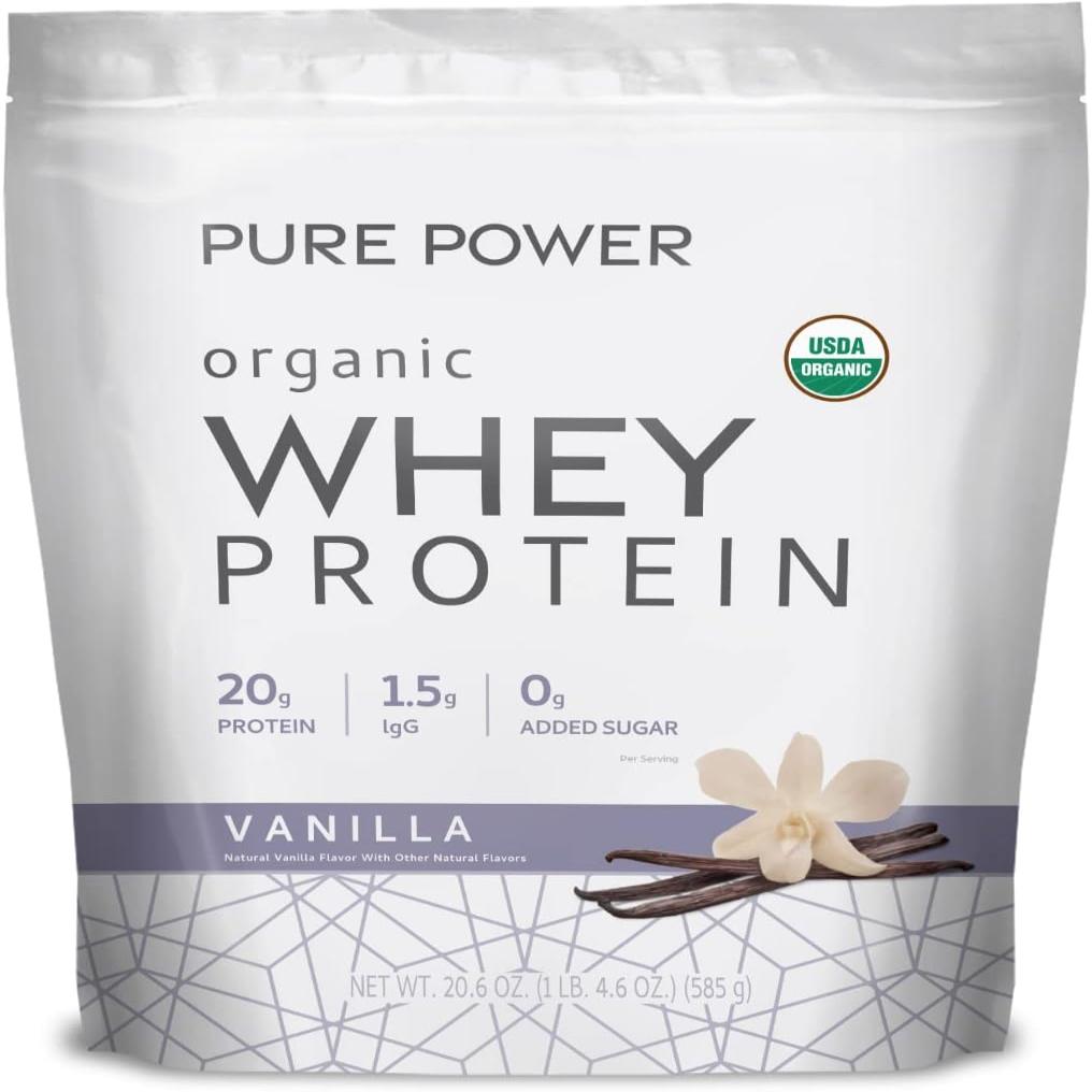 , Organic Miracle Whey Vanilla Protein Powder