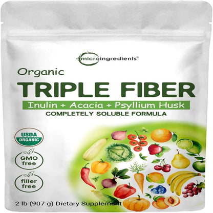 Organic Soluble Prebiotics Fiber Supplement 