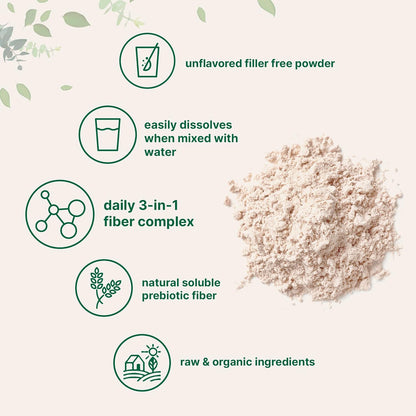 Organic Soluble Prebiotics Fiber Supplement 