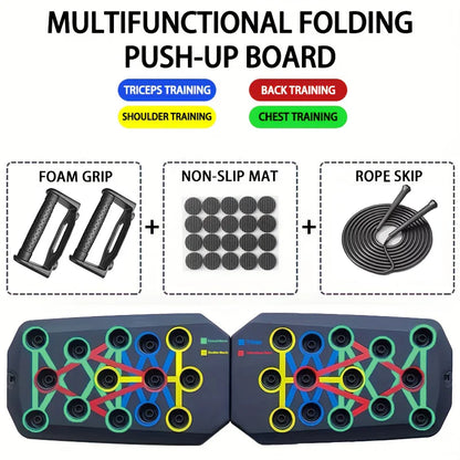 Multifunctional Push-Up Board Set Portable