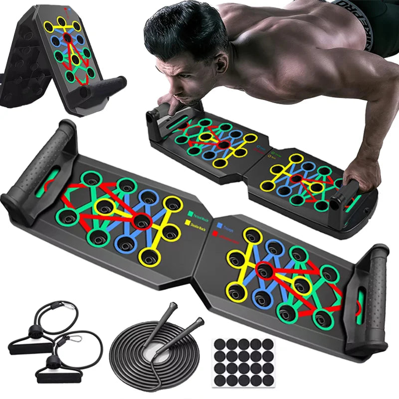 Multifunctional Push-Up Board Set Portable