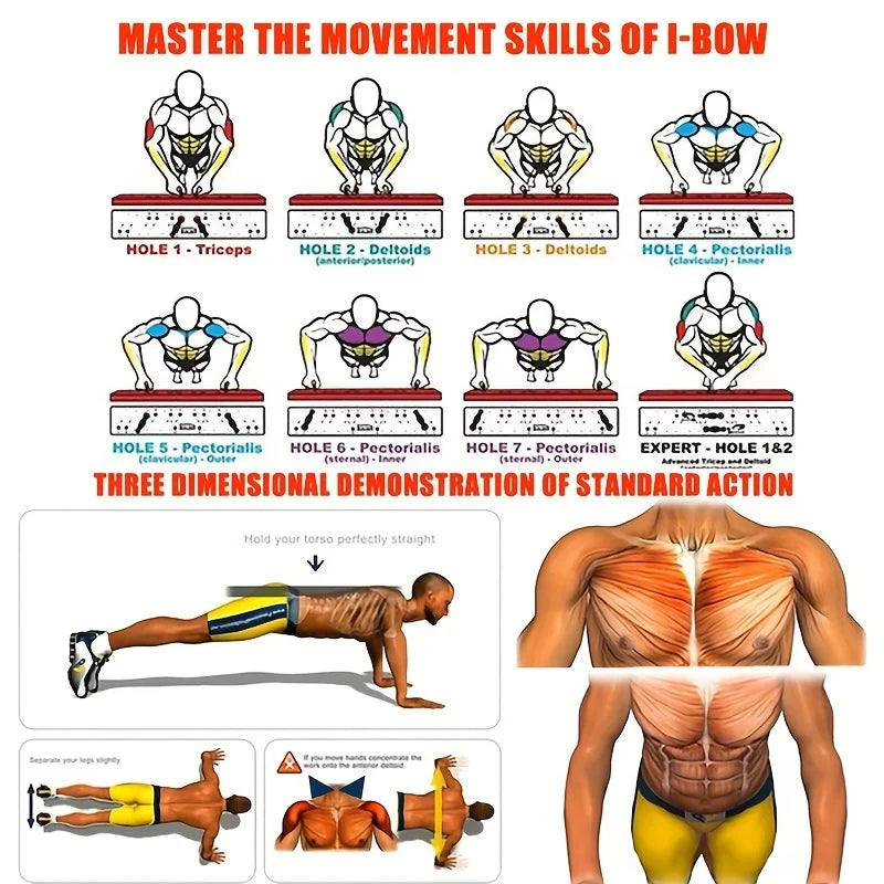 Home Multifunctional Push Up Training Board