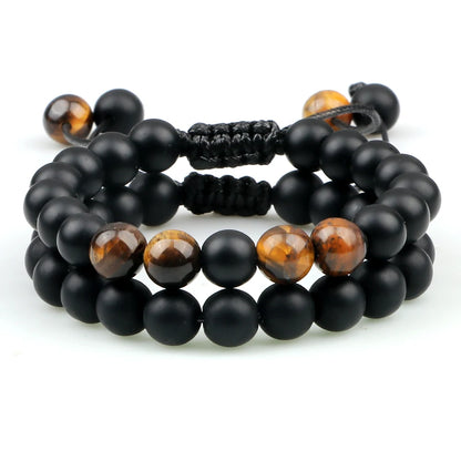 Black Volcanic Crown Bracelet Charm 