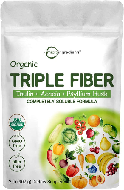 Organic Soluble Prebiotics Fiber Supplement 