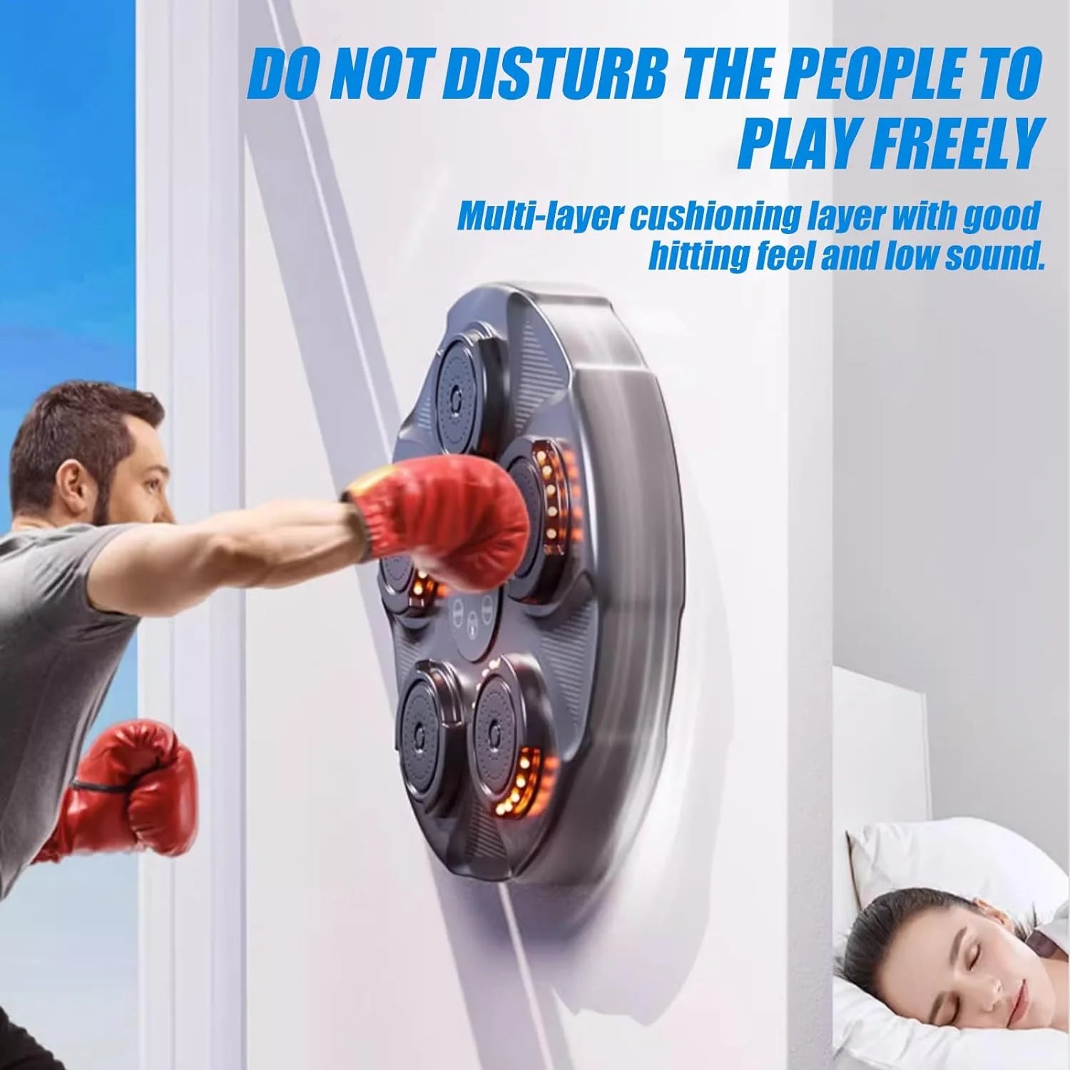 Home Fitness Intelligent Training Music Boxing Wall Target