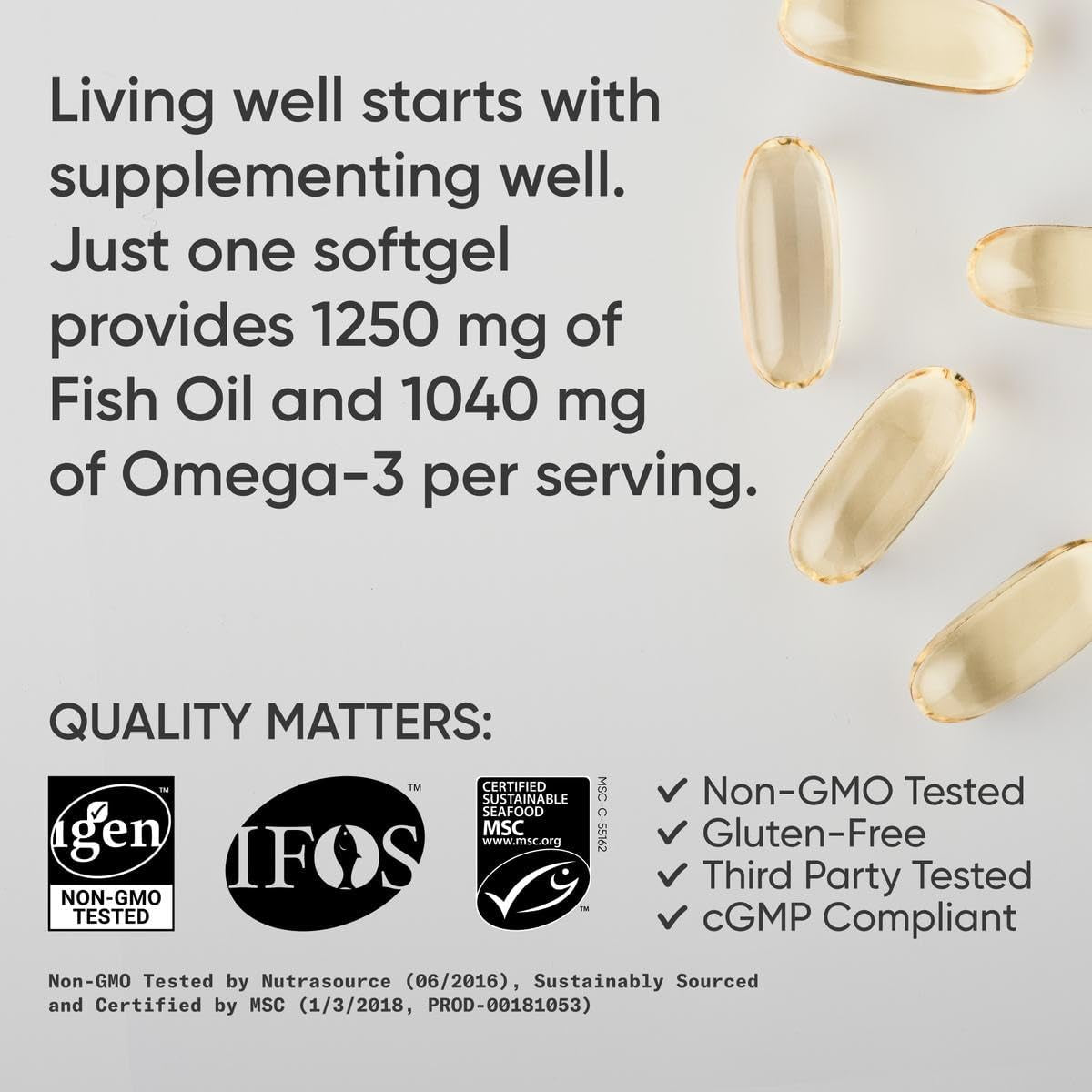 Triple Strength Omega 3 Fish Oil