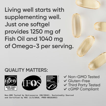 Triple Strength Omega 3 Fish Oil