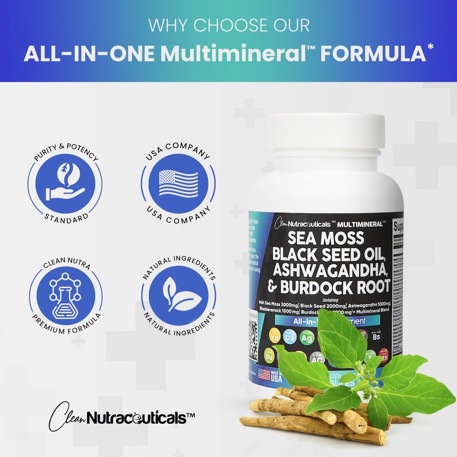 Sea Moss 3000Mg Black Seed Oil 