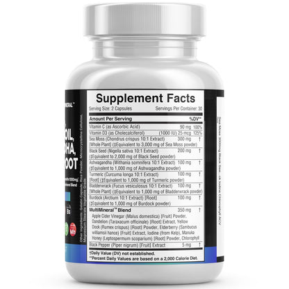 Sea Moss 3000Mg Black Seed Oil 